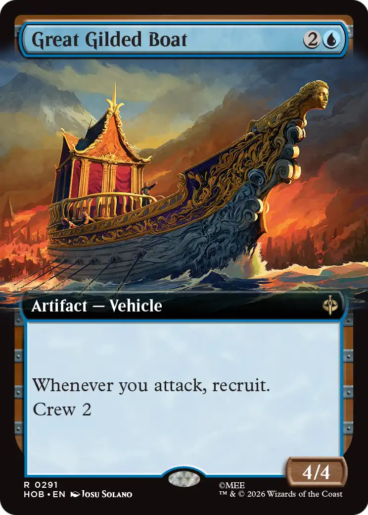Great Gilded Boat (Extended Art) [The Hobbit] | Game Master's Emporium (The New GME)
