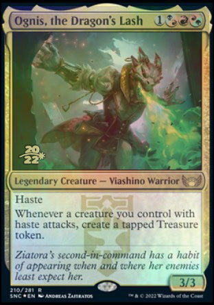 Ognis, the Dragon's Lash [Streets of New Capenna Prerelease Promos] | Game Master's Emporium (The New GME)