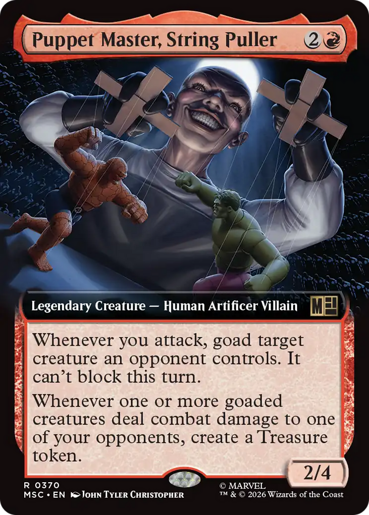 Puppet Master, String Puller (Extended Art) [Marvel Super Heroes Commander] | Game Master's Emporium (The New GME)