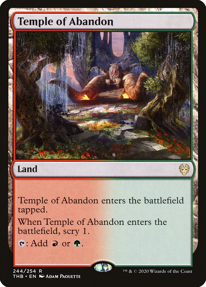 Temple of Abandon [Theros Beyond Death] | Game Master's Emporium (The New GME)