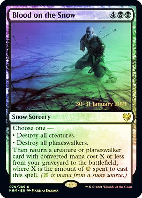 Blood on the Snow [Kaldheim Prerelease Promos] | Game Master's Emporium (The New GME)