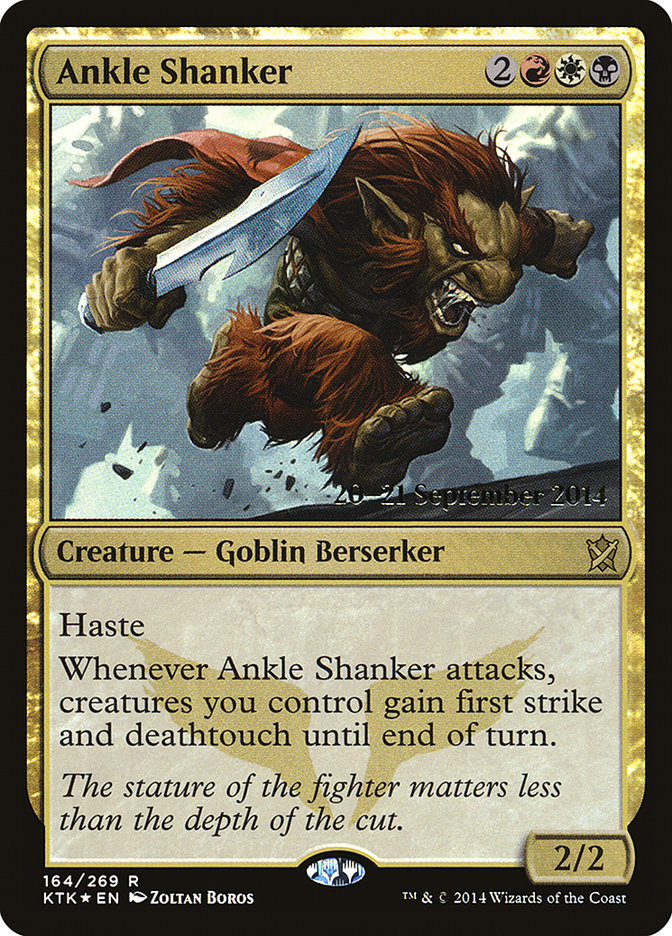 Ankle Shanker [Khans of Tarkir Prerelease Promos] | Game Master's Emporium (The New GME)
