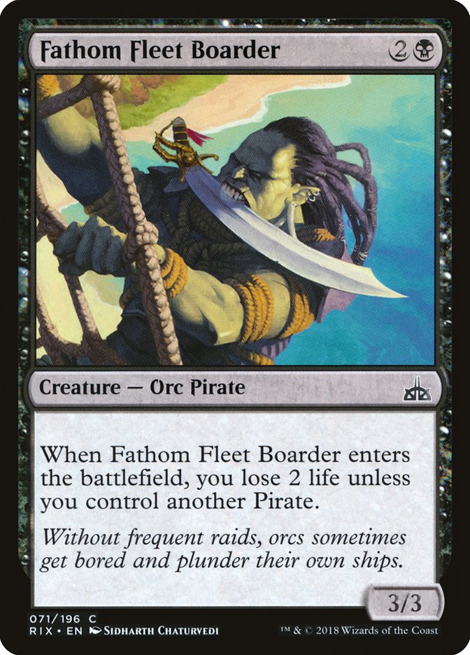 Fathom Fleet Boarder [Rivals of Ixalan] | Game Master's Emporium (The New GME)