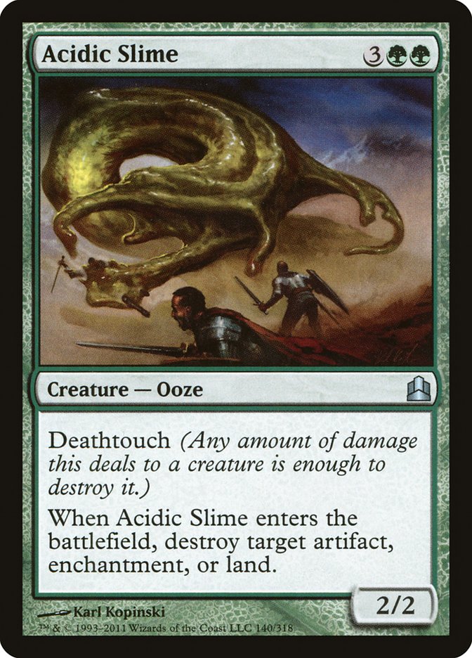 Acidic Slime [Commander 2011] | Game Master's Emporium (The New GME)