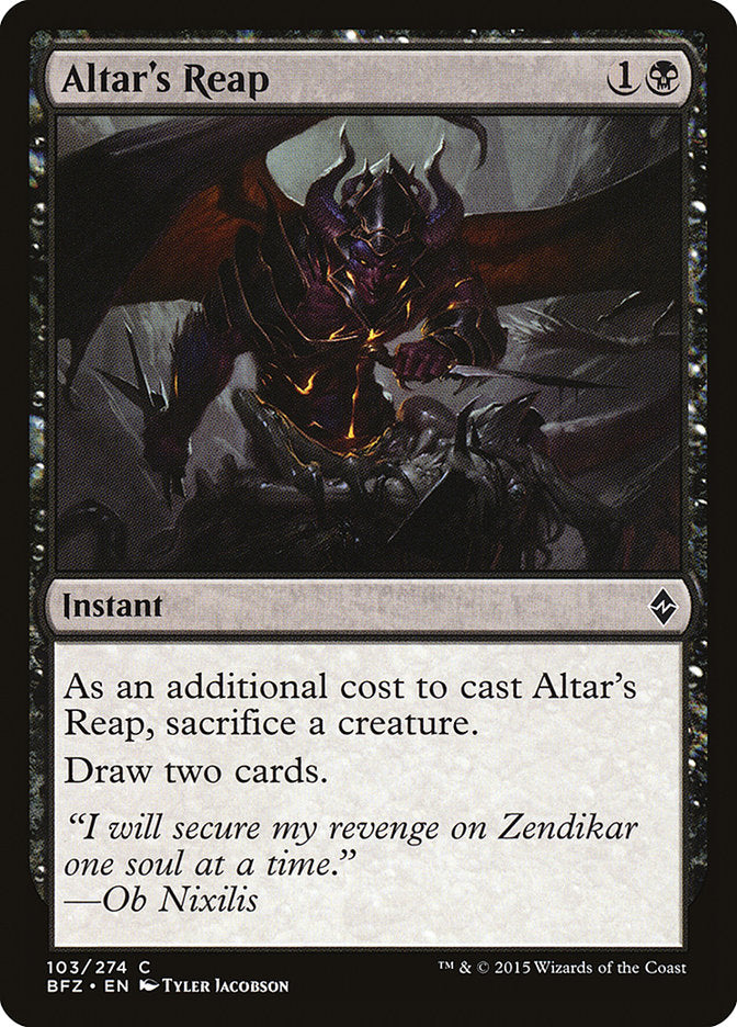 Altar's Reap [Battle for Zendikar] | Game Master's Emporium (The New GME)