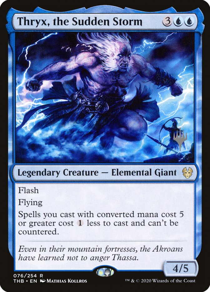 Thryx, the Sudden Storm (Promo Pack) [Theros Beyond Death Promos] | Game Master's Emporium (The New GME)