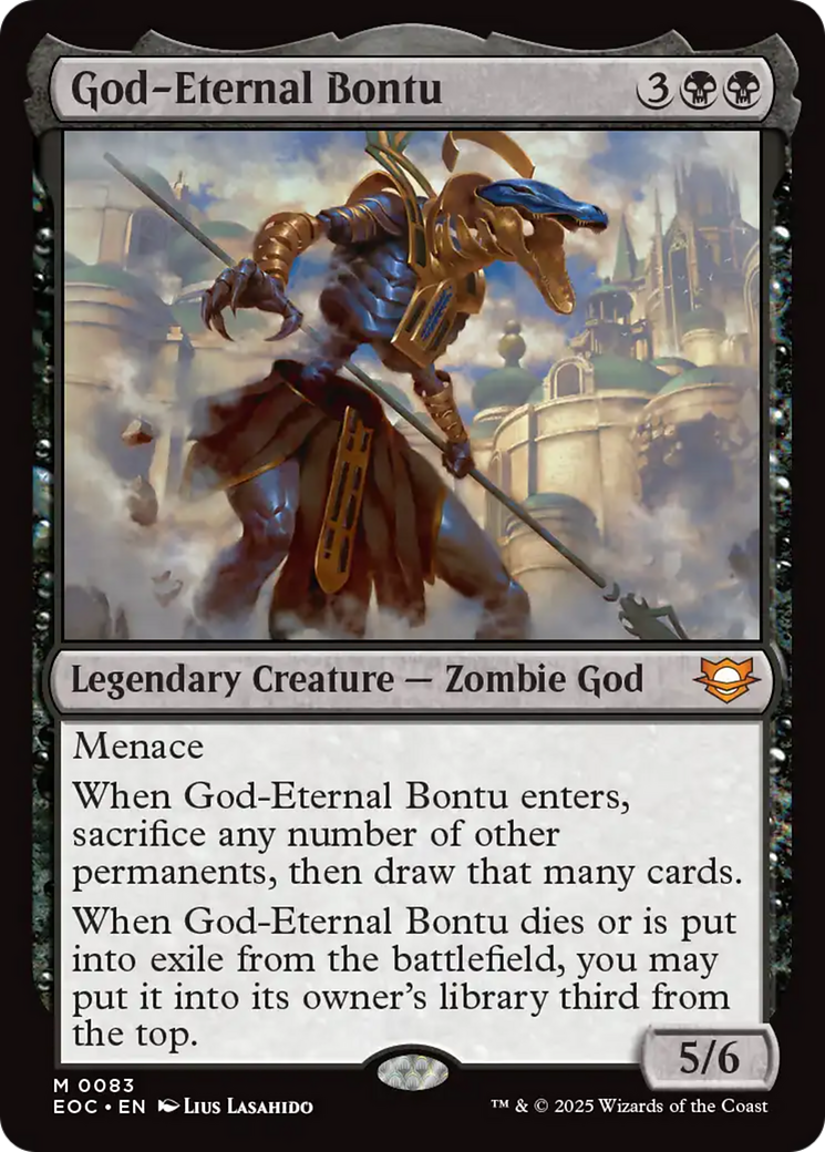 God-Eternal Bontu [Edge of Eternities Commander] | Game Master's Emporium (The New GME)