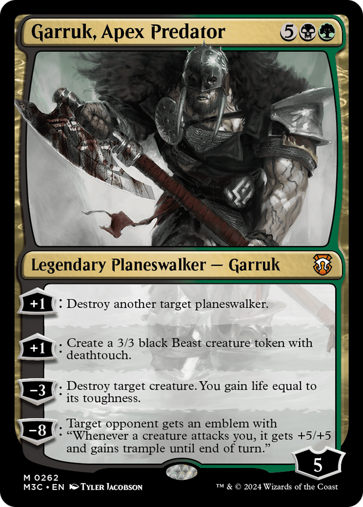 Garruk, Apex Predator (Ripple Foil) [Modern Horizons 3 Commander] | Game Master's Emporium (The New GME)