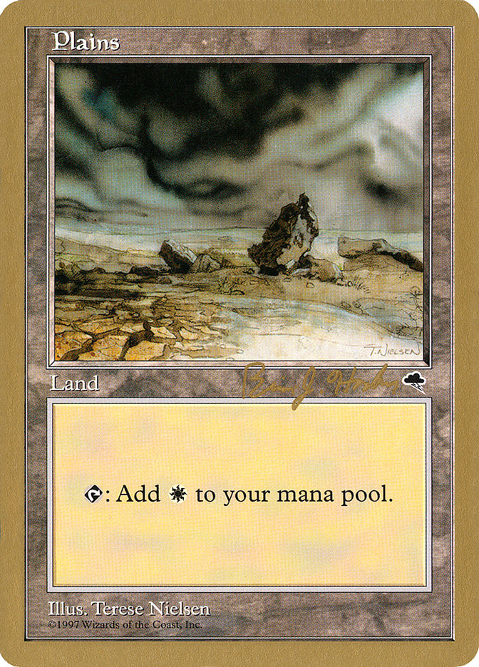 Plains (bh331) (Brian Hacker) [World Championship Decks 1998] | Game Master's Emporium (The New GME)