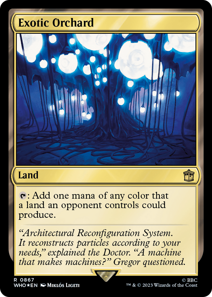 Exotic Orchard (Surge Foil) [Doctor Who] | Game Master's Emporium (The New GME)