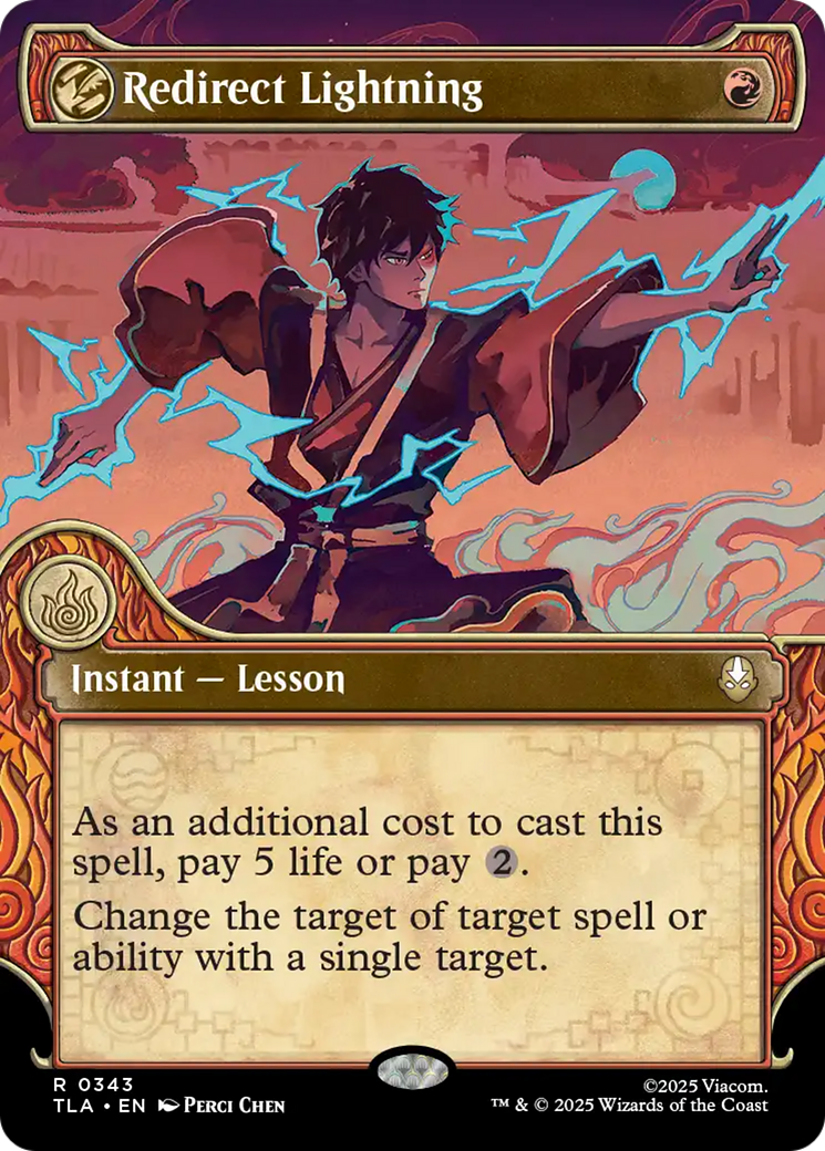 Redirect Lightning (Showcase) [Avatar: The Last Airbender] | Game Master's Emporium (The New GME)