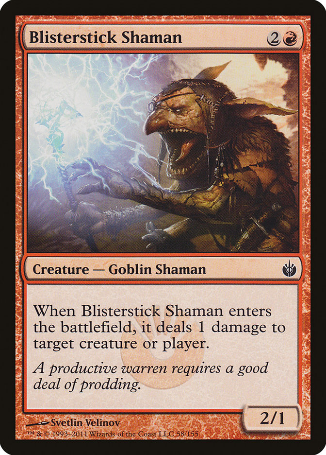 Blisterstick Shaman [Mirrodin Besieged] | Game Master's Emporium (The New GME)