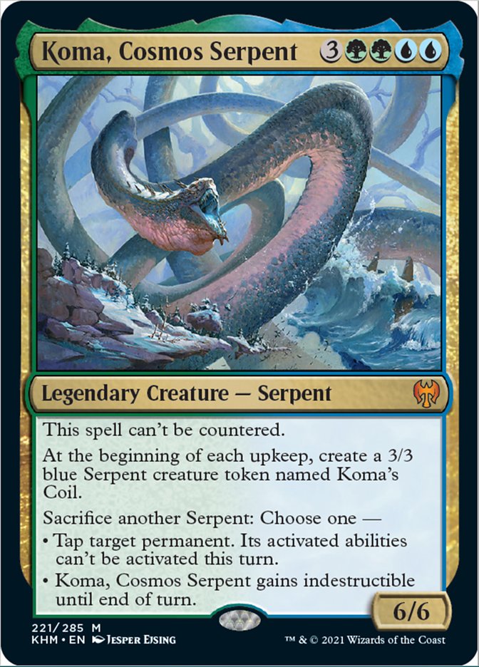 Koma, Cosmos Serpent [Kaldheim] | Game Master's Emporium (The New GME)
