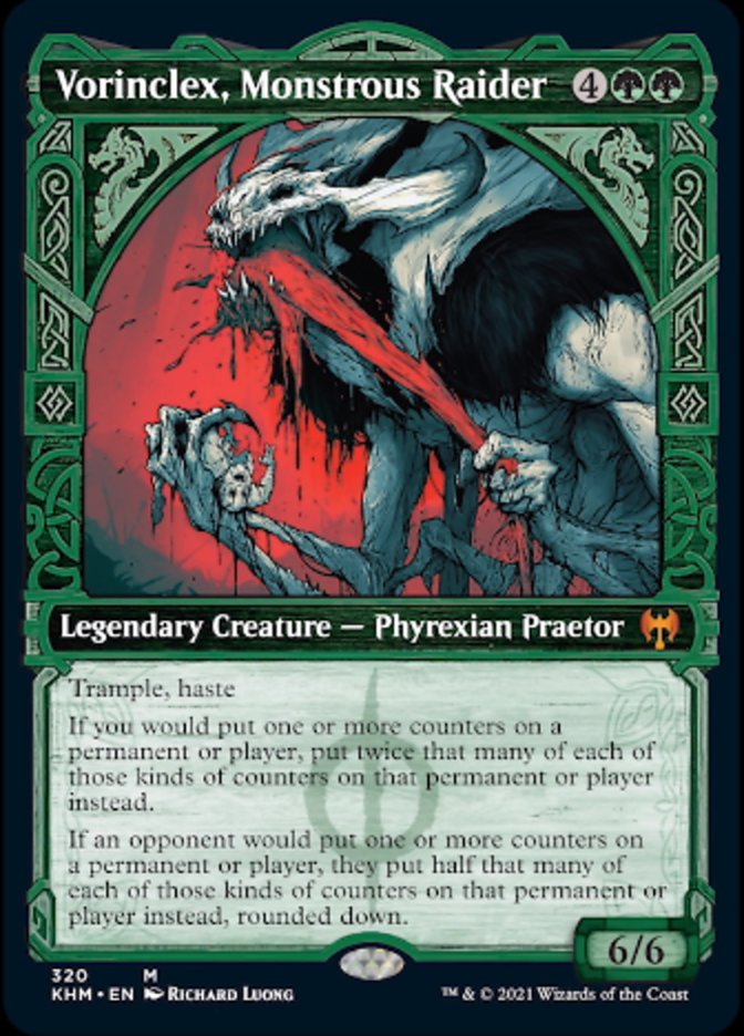 Vorinclex, Monstrous Raider (Showcase) [Kaldheim] | Game Master's Emporium (The New GME)