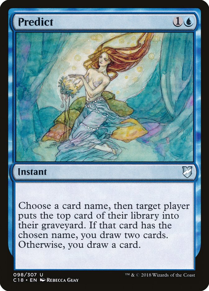 Predict [Commander 2018] | Game Master's Emporium (The New GME)