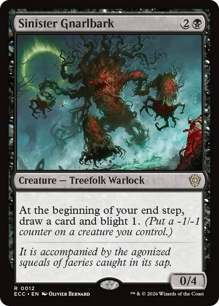 Sinister Gnarlbark [Lorwyn Eclipsed Commander] | Game Master's Emporium (The New GME)