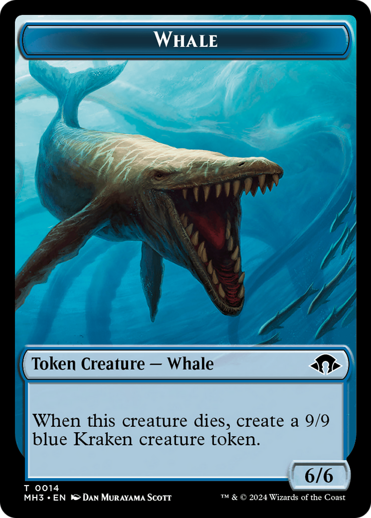 Phyrexian Germ // Whale Double-Sided Token [Modern Horizons 3 Tokens] | Game Master's Emporium (The New GME)