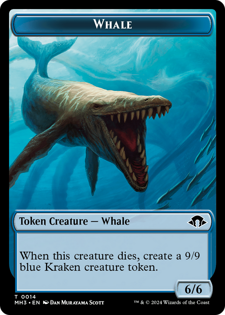 Eldrazi Spawn // Whale Double-Sided Token [Modern Horizons 3 Tokens] | Game Master's Emporium (The New GME)