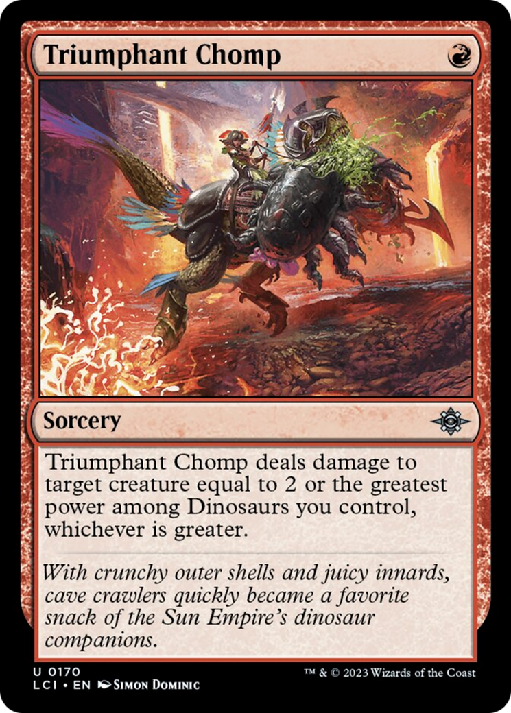 Triumphant Chomp [The Lost Caverns of Ixalan] | Game Master's Emporium (The New GME)