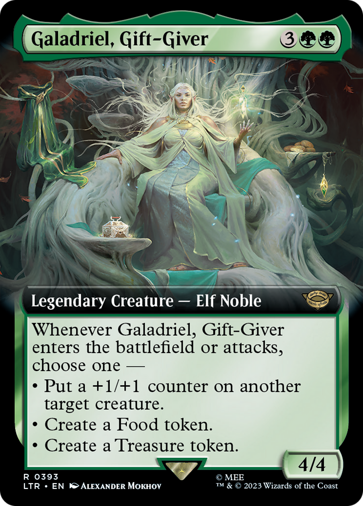 Galadriel, Gift-Giver (Extended Art) [The Lord of the Rings: Tales of Middle-Earth] | Game Master's Emporium (The New GME)
