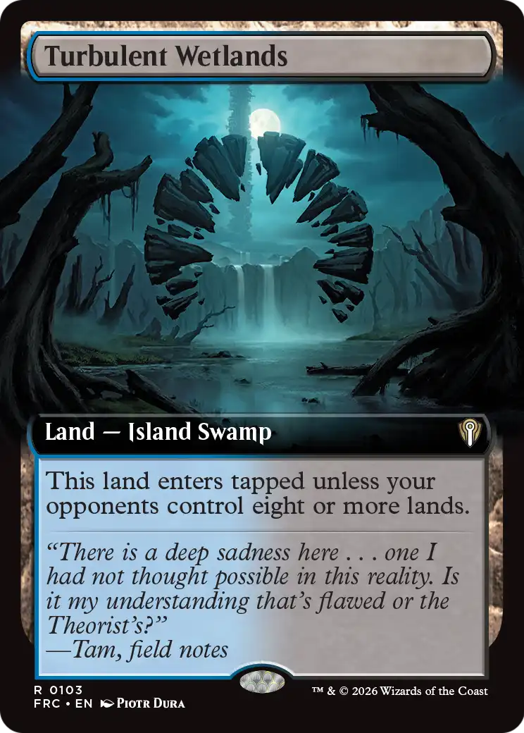 Turbulent Wetlands (Extended Art) [Reality Fracture Commander] | Game Master's Emporium (The New GME)