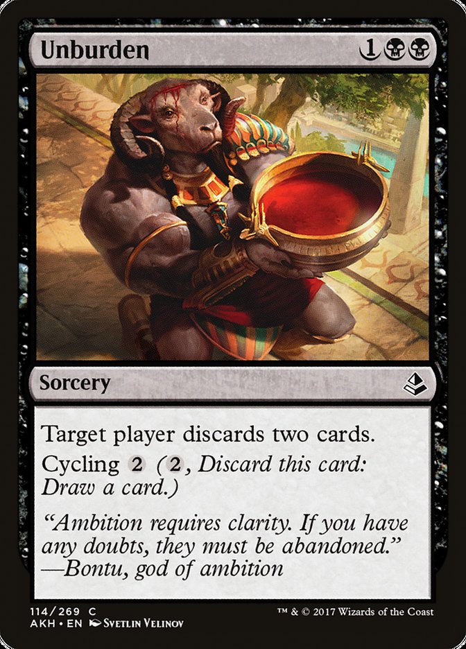 Unburden [Amonkhet] | Game Master's Emporium (The New GME)
