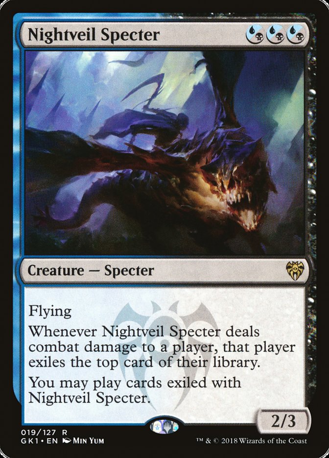 Nightveil Specter [Guilds of Ravnica Guild Kit] | Game Master's Emporium (The New GME)