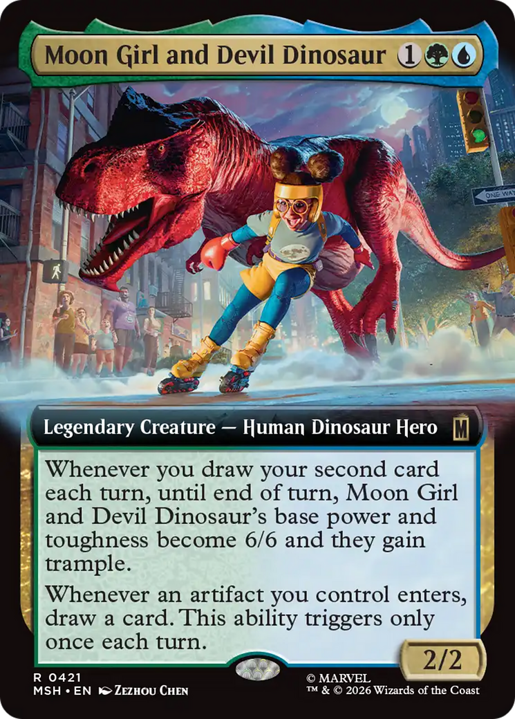 Moon Girl and Devil Dinosaur (Extended Art) [Marvel Super Heroes] | Game Master's Emporium (The New GME)