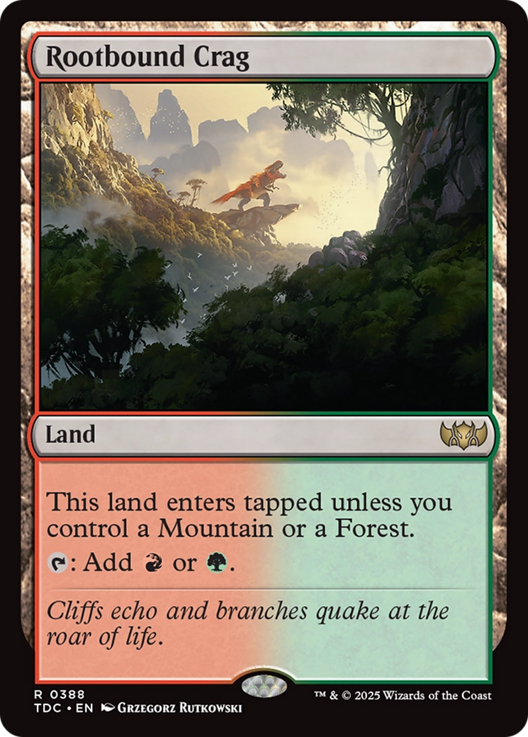 Rootbound Crag [Tarkir: Dragonstorm Commander] | Game Master's Emporium (The New GME)