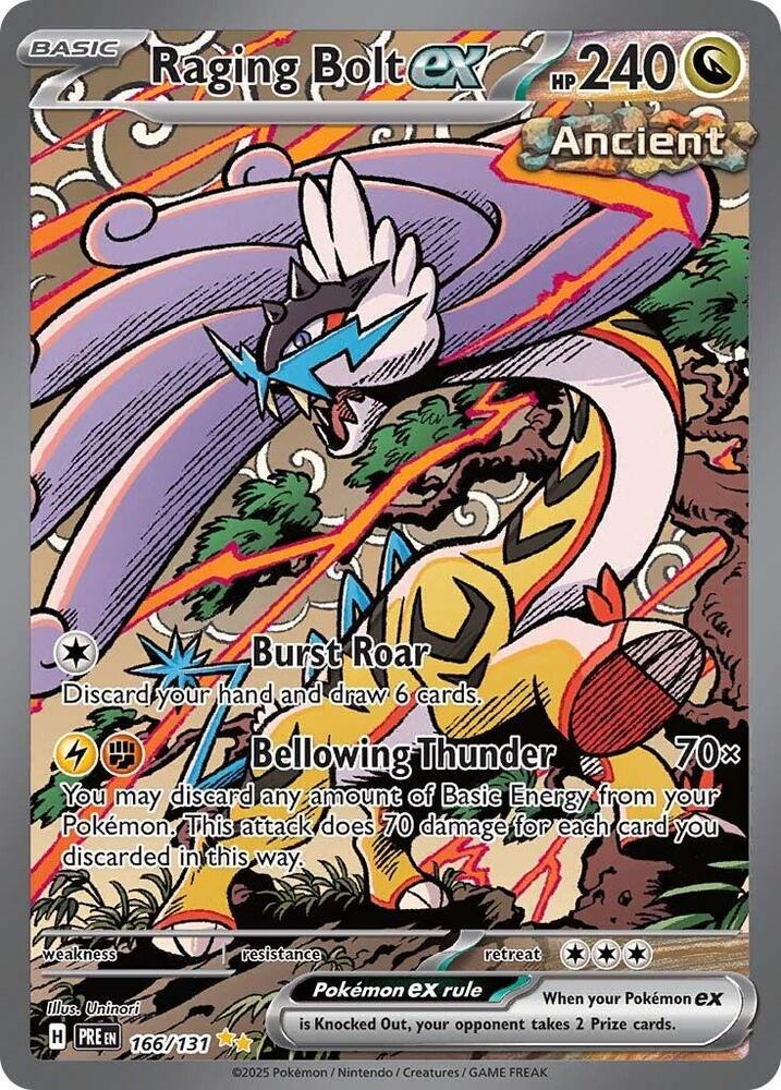 Raging Bolt ex (166/131) [Scarlet & Violet: Prismatic Evolutions] | Game Master's Emporium (The New GME)