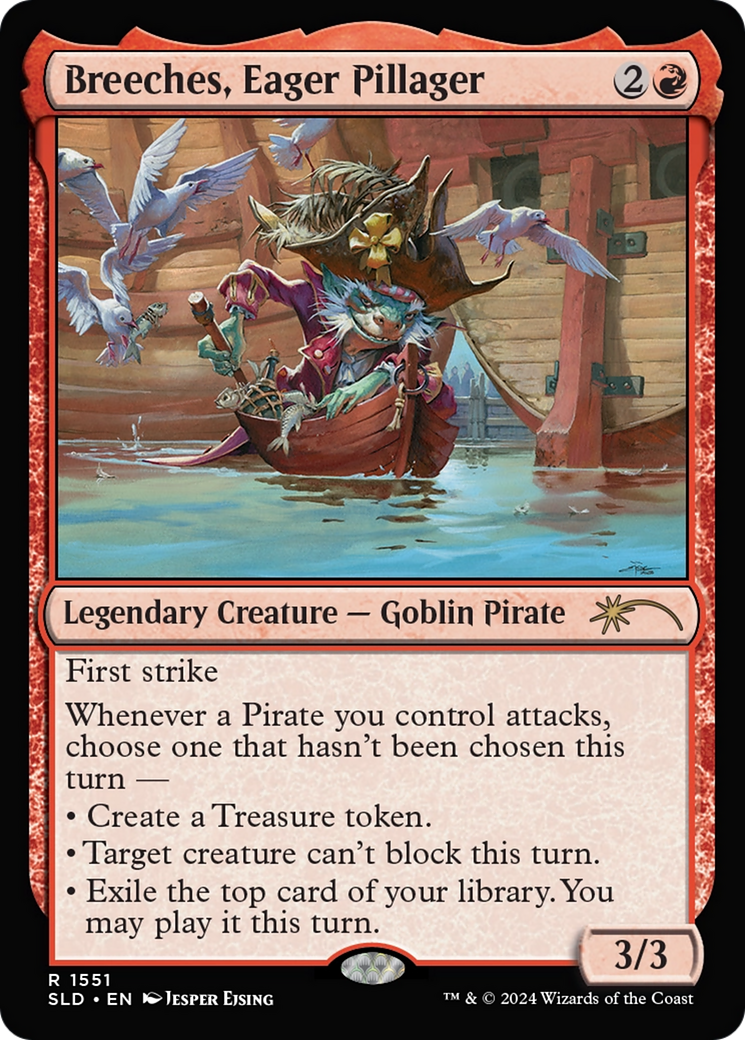 Breeches, Eager Pillager (Rainbow Foil) [Secret Lair Drop Series] | Game Master's Emporium (The New GME)