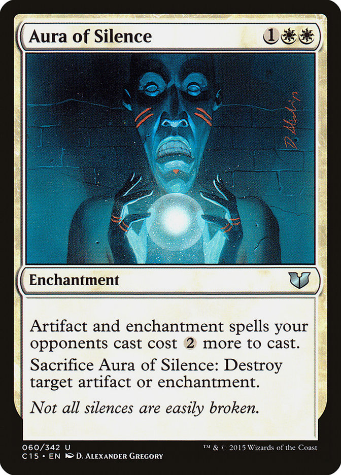 Aura of Silence [Commander 2015] | Game Master's Emporium (The New GME)