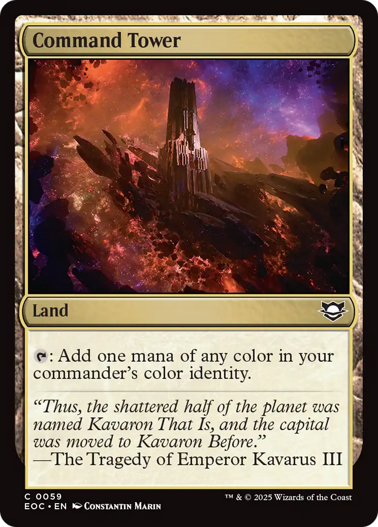 Command Tower [Edge of Eternities Commander] | Game Master's Emporium (The New GME)