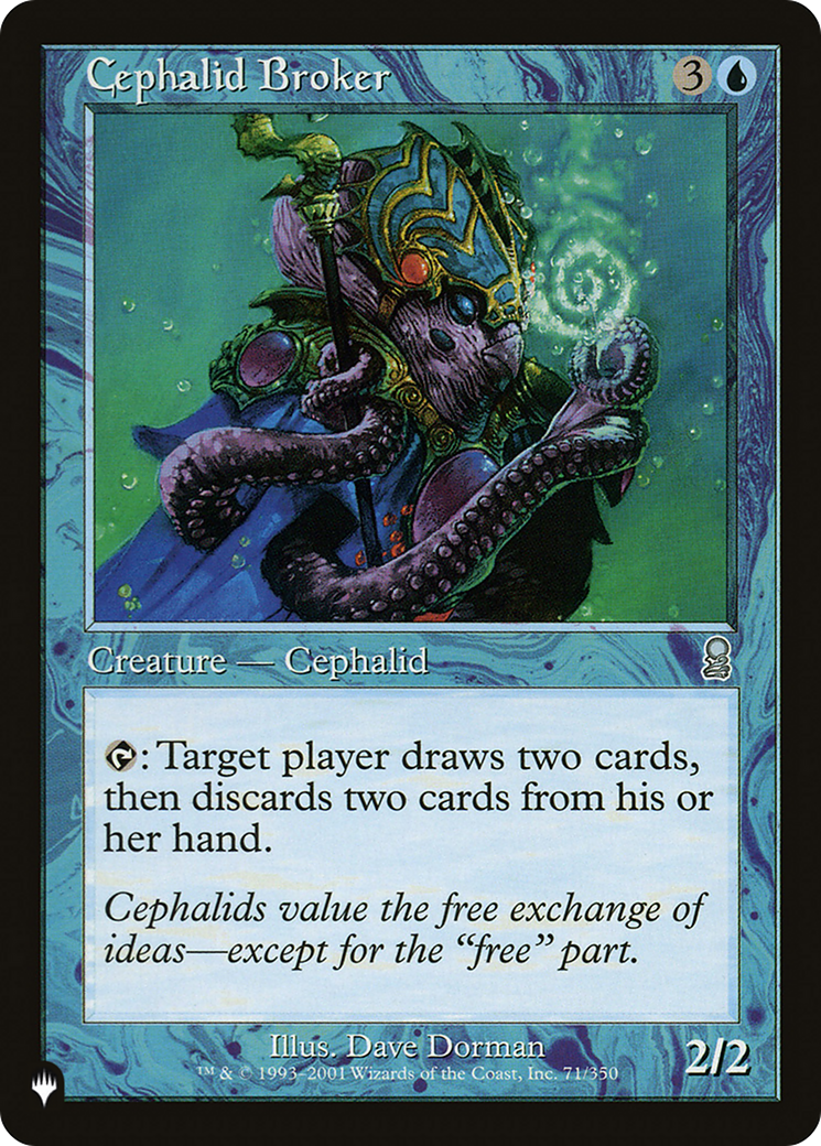 Cephalid Broker [The List Reprints] | Game Master's Emporium (The New GME)