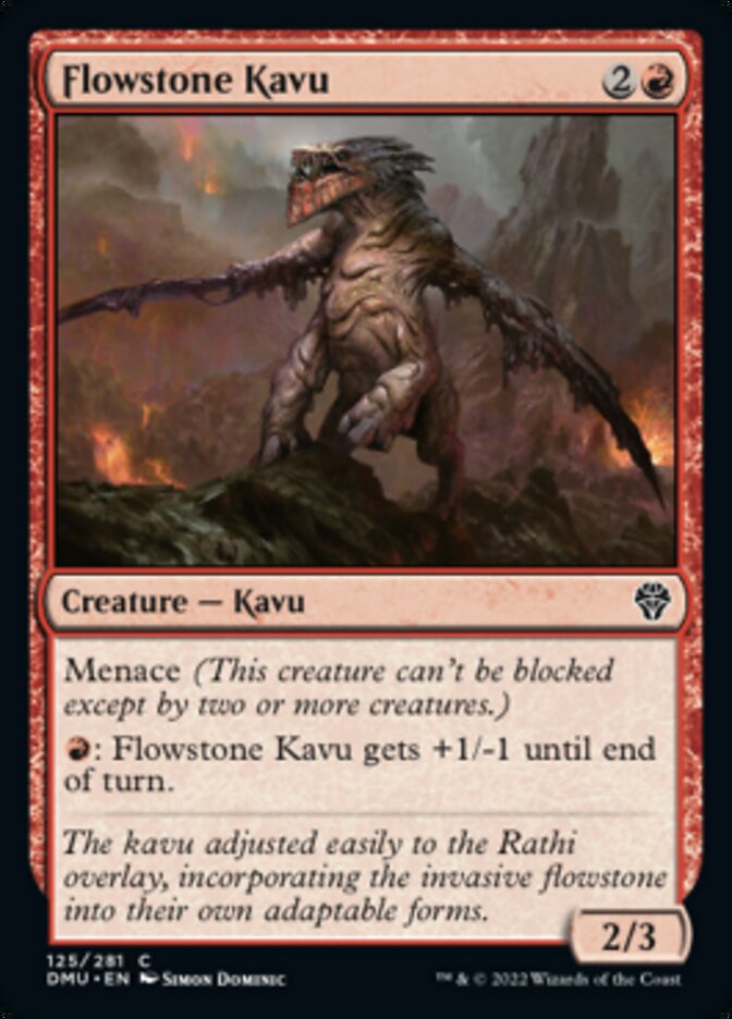 Flowstone Kavu [Dominaria United] | Game Master's Emporium (The New GME)