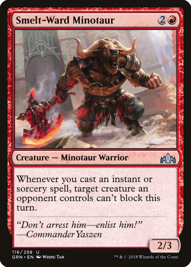 Smelt-Ward Minotaur [Guilds of Ravnica] | Game Master's Emporium (The New GME)