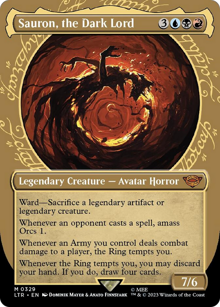 Sauron, the Dark Lord (Showcase Ring Frame) [The Lord of the Rings: Tales of Middle-Earth] | Game Master's Emporium (The New GME)