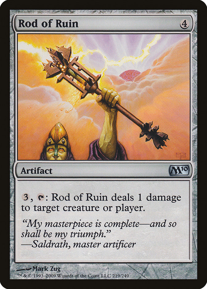 Rod of Ruin [Magic 2010] | Game Master's Emporium (The New GME)