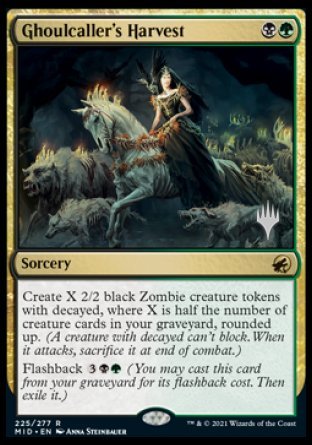 Ghoulcaller's Harvest (Promo Pack) [Innistrad: Midnight Hunt Promos] | Game Master's Emporium (The New GME)