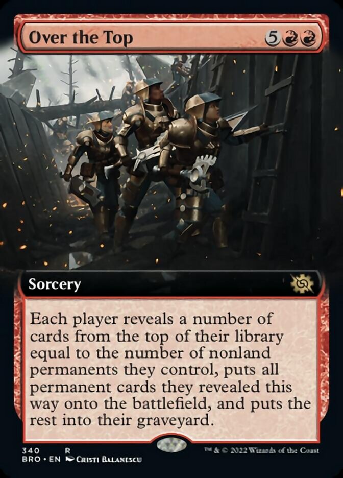 Over the Top (Extended Art) [The Brothers' War] | Game Master's Emporium (The New GME)