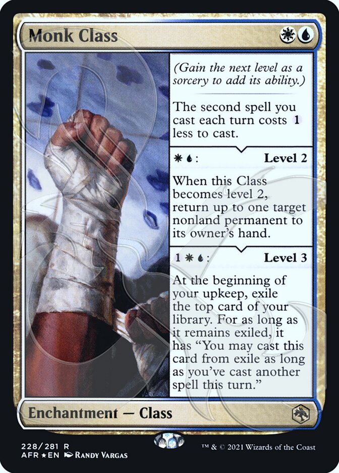 Monk Class (Ampersand Promo) [Dungeons & Dragons: Adventures in the Forgotten Realms Promos] | Game Master's Emporium (The New GME)