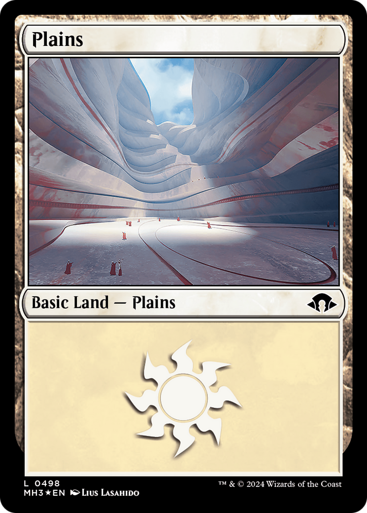 Plains (0498) (Ripple Foil) [Modern Horizons 3] | Game Master's Emporium (The New GME)