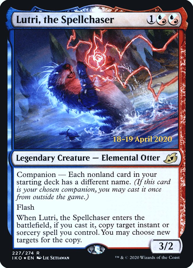 Lutri, the Spellchaser [Ikoria: Lair of Behemoths Prerelease Promos] | Game Master's Emporium (The New GME)