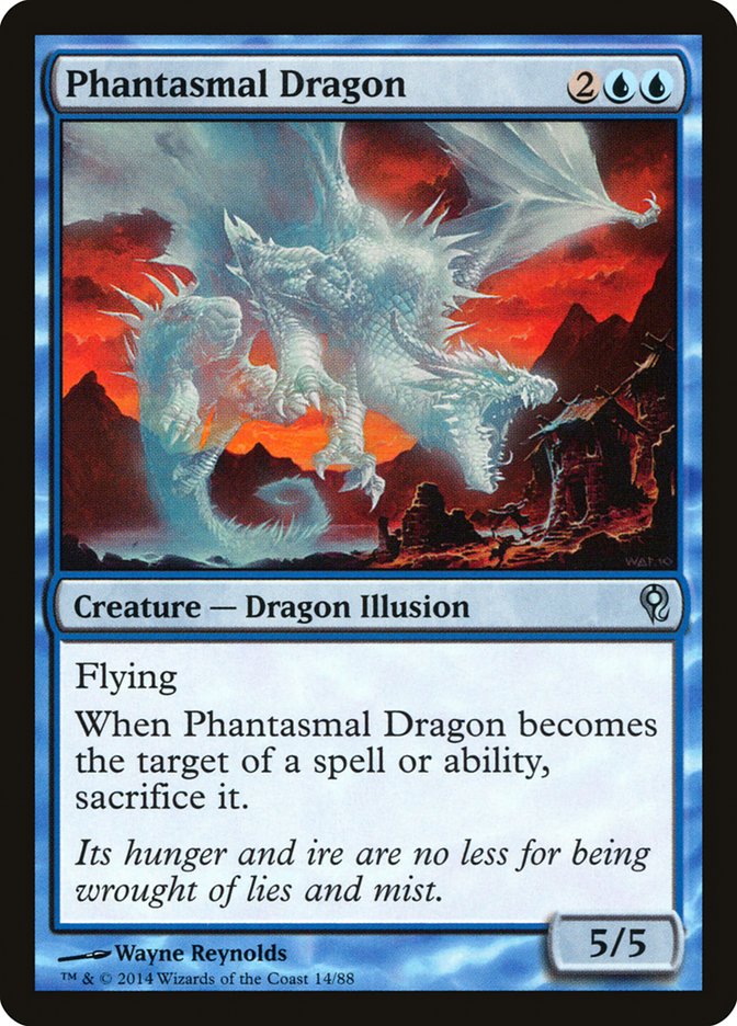 Phantasmal Dragon [Duel Decks: Jace vs. Vraska] | Game Master's Emporium (The New GME)