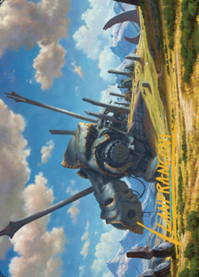 Plains Art Card 1 (Gold-Stamped Signature) [Dominaria United Art Series] | Game Master's Emporium (The New GME)