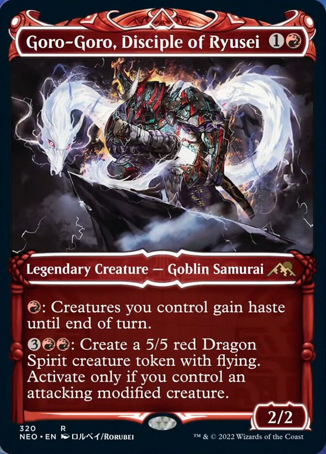 Goro-Goro, Disciple of Ryusei (Showcase Samurai) [Kamigawa: Neon Dynasty] | Game Master's Emporium (The New GME)