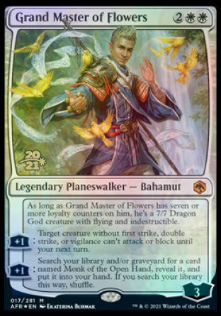 Grand Master of Flowers [Dungeons & Dragons: Adventures in the Forgotten Realms Prerelease Promos] | Game Master's Emporium (The New GME)