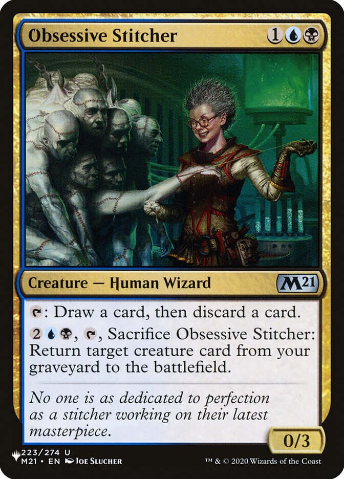 Obsessive Stitcher [The List] | Game Master's Emporium (The New GME)