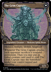 Throne of the Grim Captain // The Grim Captain (Showcase) [The Lost Caverns of Ixalan] | Game Master's Emporium (The New GME)