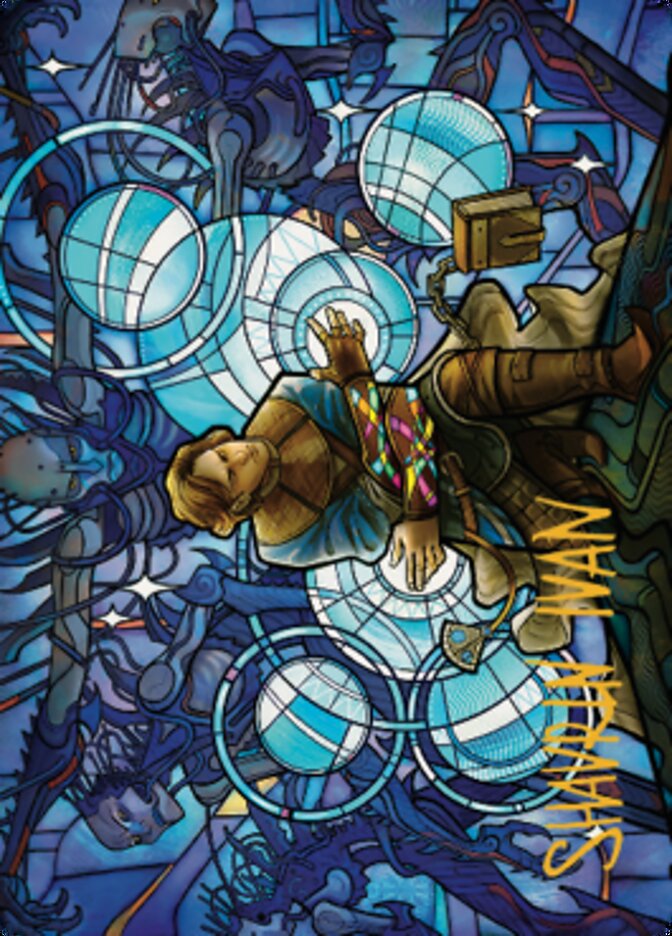 Raff, Weatherlight Stalwart Art Card (Gold-Stamped Signature) [Dominaria United Art Series] | Game Master's Emporium (The New GME)